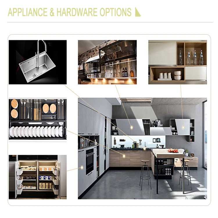 Free Design Small Kitchen Design Cuisine Complete Keuken Kitchen Units Set Modern Kitchen Cabinets