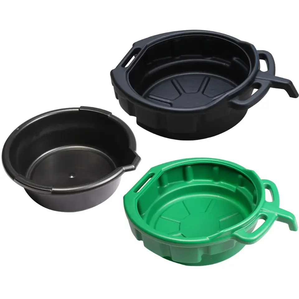 Сливатель отработанного масла 8 галлонов и 18 Телескопический Слив для пластиковых отработанных моторных масел с роликами регулируемой воронкой