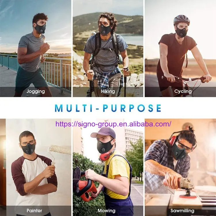 Спорт с Flitter Oem Маска Air Pro Защитная Мода Cubrebocas защитный Нетканый фильтр ткань Бесплатная черная