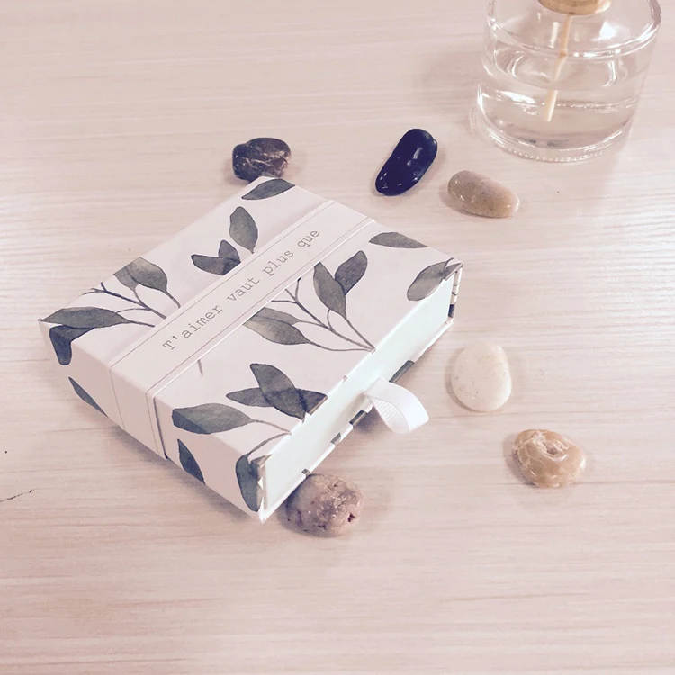 Fancy Attractive Advanced Sliding Style Custom Logo Printing Cardboard Drawer Gift Box Packaging Gift & Craft,gift Packaging