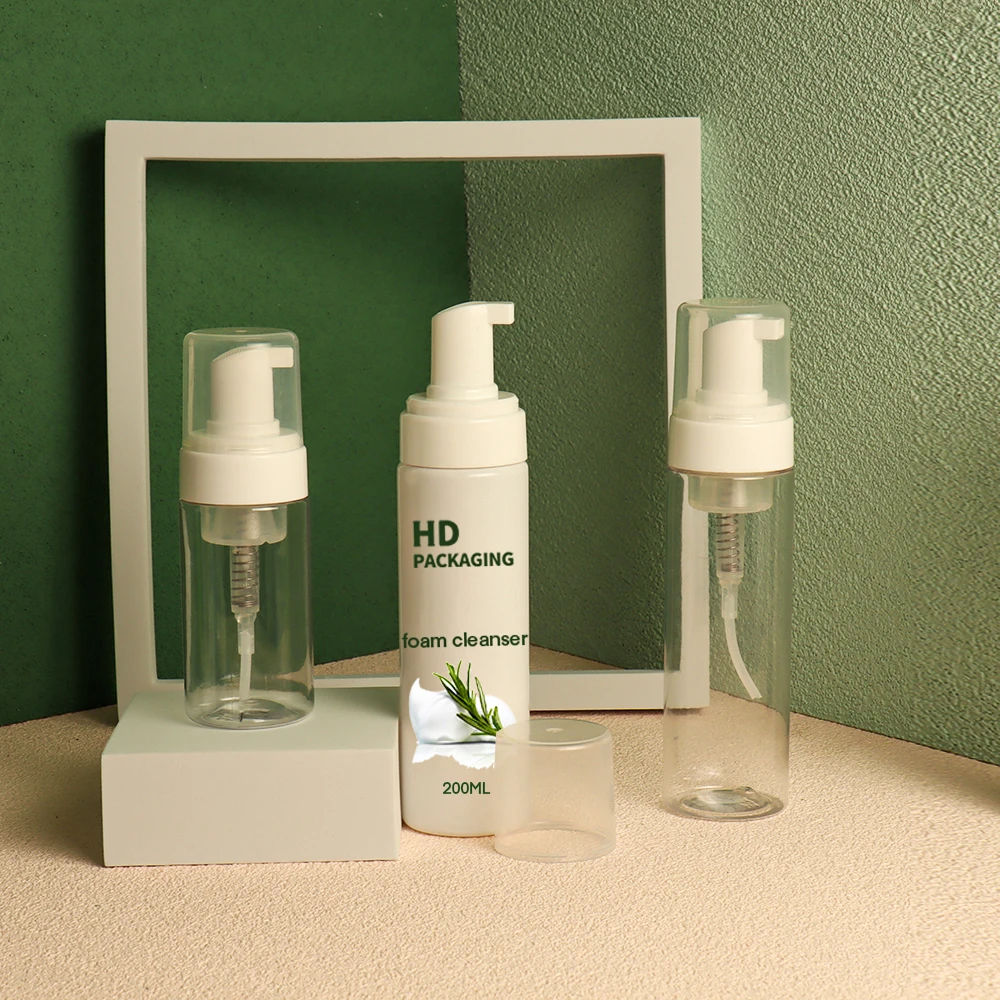 150 ml empty cleansing facial baby head to toe foam spray pump 60ml bottles plastic 100ml 150ml