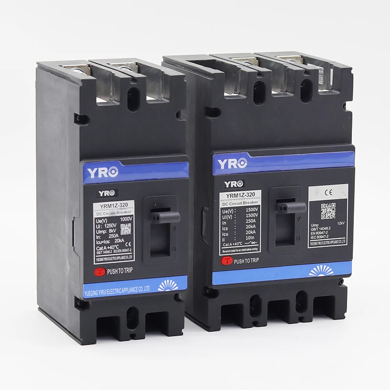 China brand mccb 1500v 630A 2p 3p circuit breaker in solar competitive price dc moulded case isolator breaker in pv