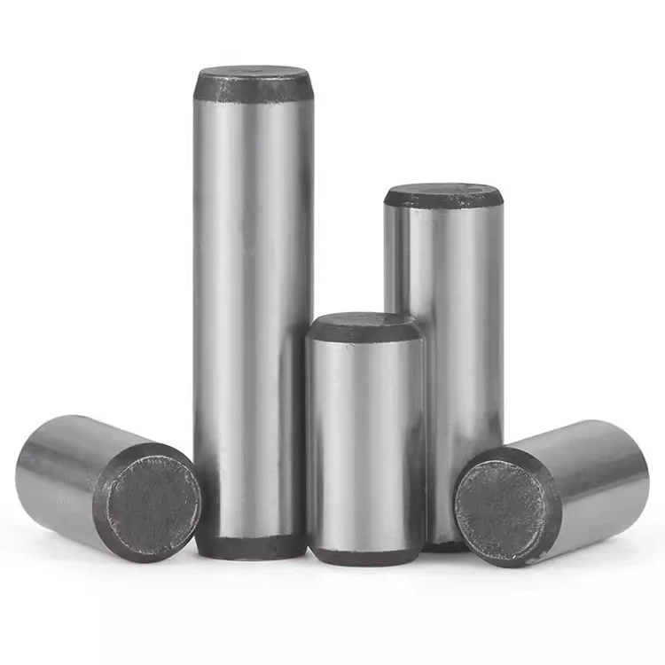 Free sample din7 Alloy steel hardened dowel cylindrical pin locating pin fixed pin