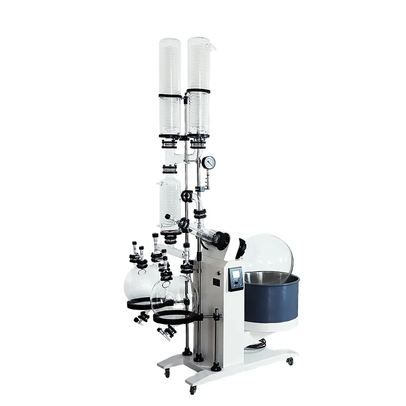 Rotary Evaporator 20L 50L with Dual condenser Dual collection