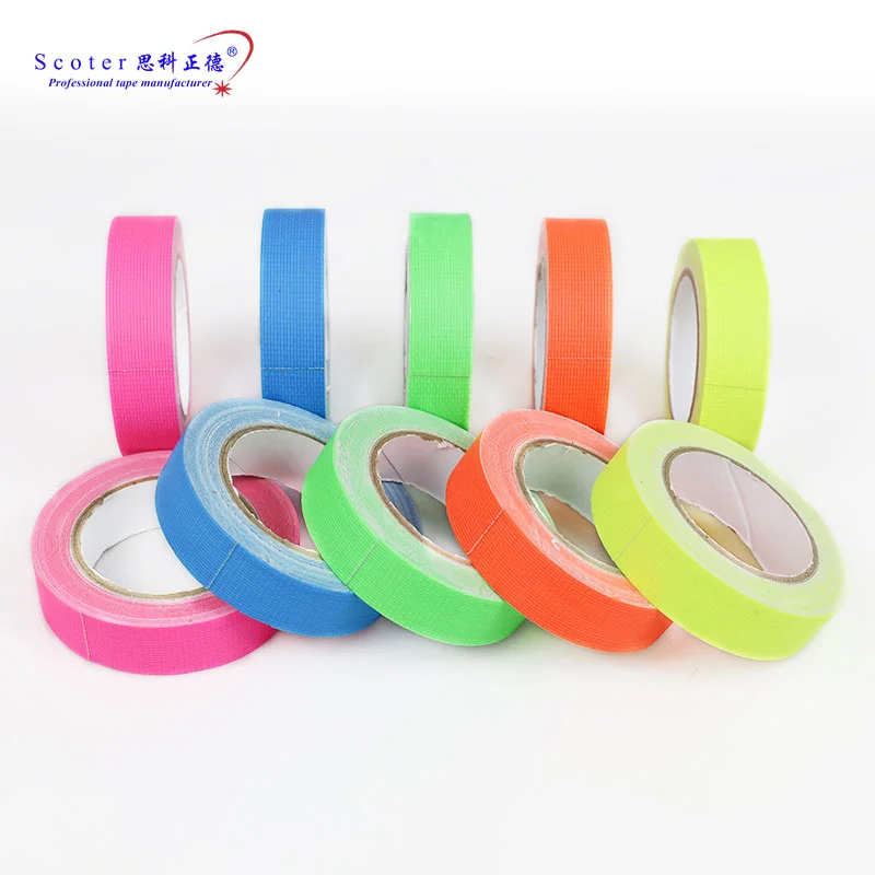 Colorful Decorative Blacklight Reactive Neon Fluorescent Spike Tape