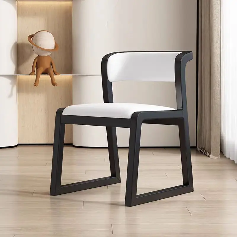 Factory European Design Dining Chair Ash Solid Wood Raw Chair Frame with Upholstery for Bedroom Bathroom Home Office