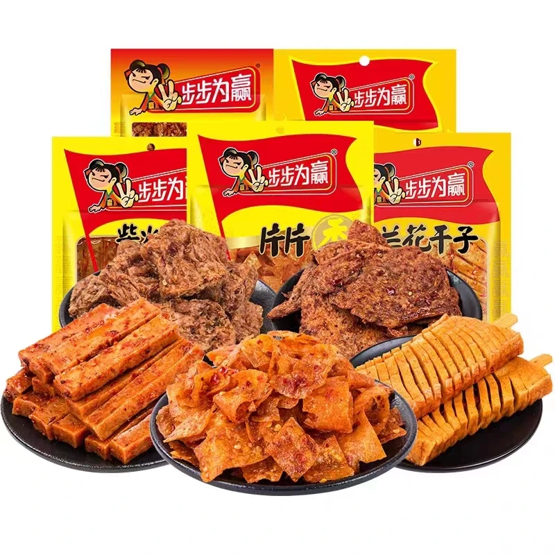 Chinese Snacks Mala Bean Snacks Gluten Sticks Latiao Sharp Taste Hot Spicy Strip Grain Snacks