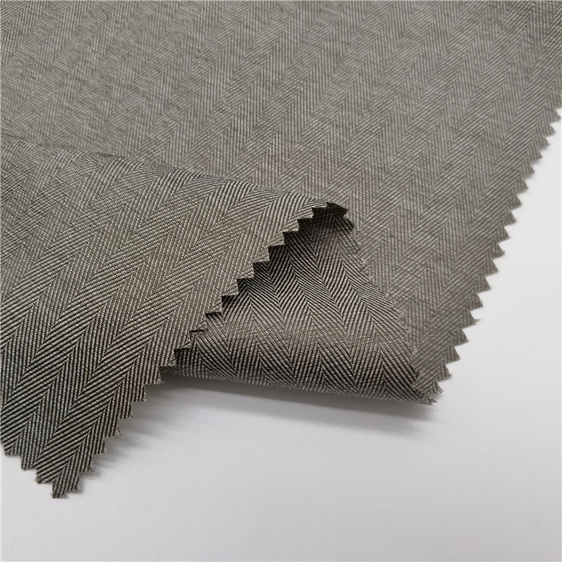 Fashion design woven nylon polyester taslan fabric waterproof taslon herringbone twill for clothing
