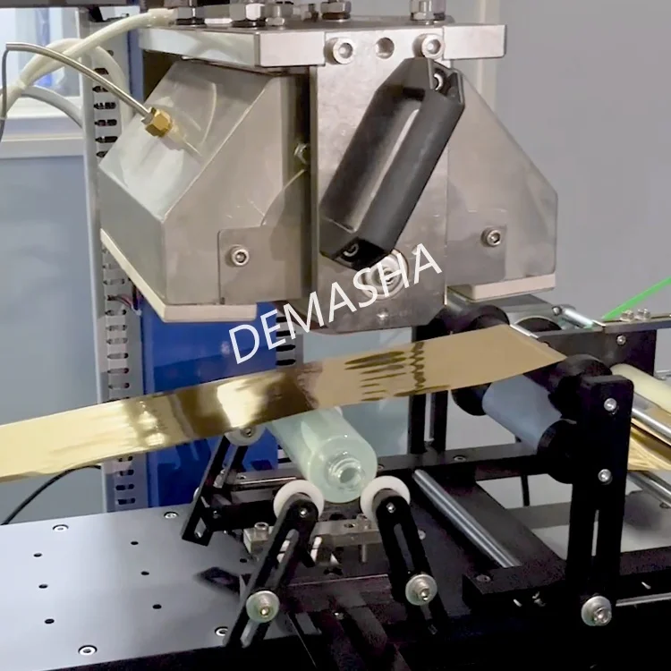 DM Factory Direct manual glass hot stamping machine for glass bottle