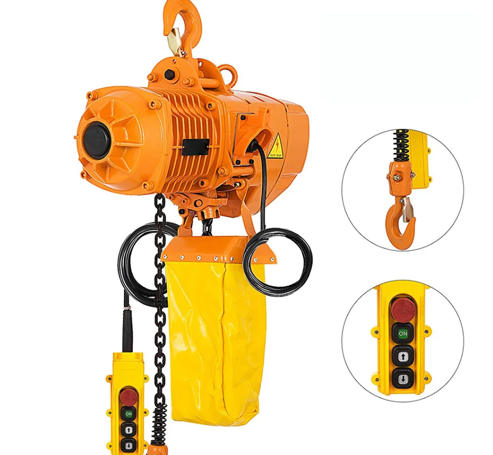 2020 new product construction equipments chain electric hoist with wireless remote control