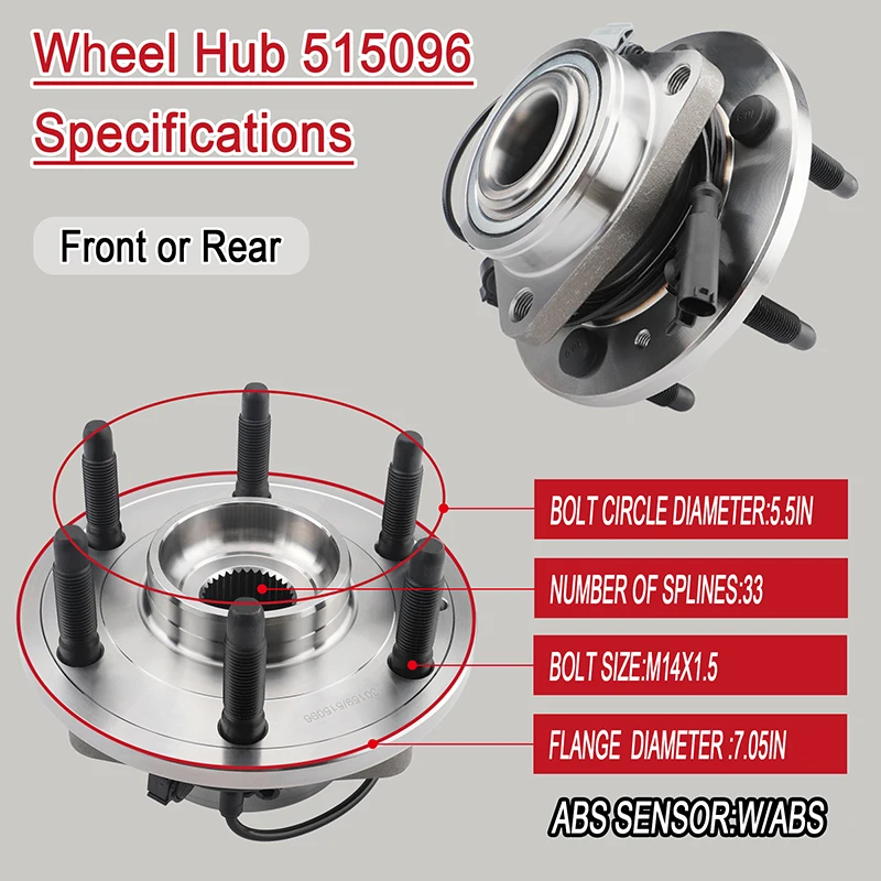 Оптовая продажа подшипник переднего колеса Reecheng для Chevy Buick Cadillac Ford 515036 513121 515054