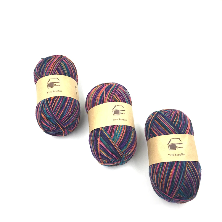 
Space Dyed Crochet Yarn High Quality 100% acrylic Yarn Knitting Yarn on ball 