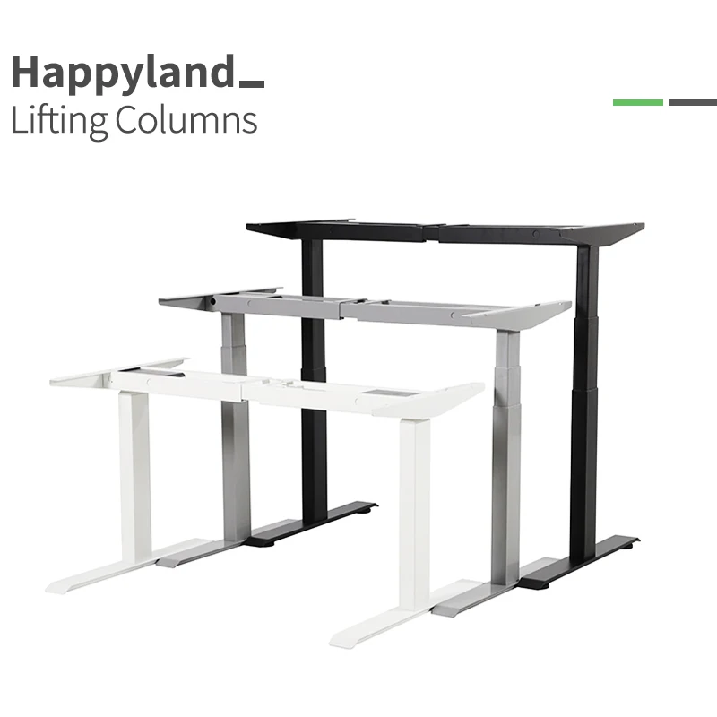 AF3 SPCC Metal Adjustable Desk Leg Electric Height Adjustable Standing Desk Frame Legs Lifting Columns of Sit Stand Up Desk