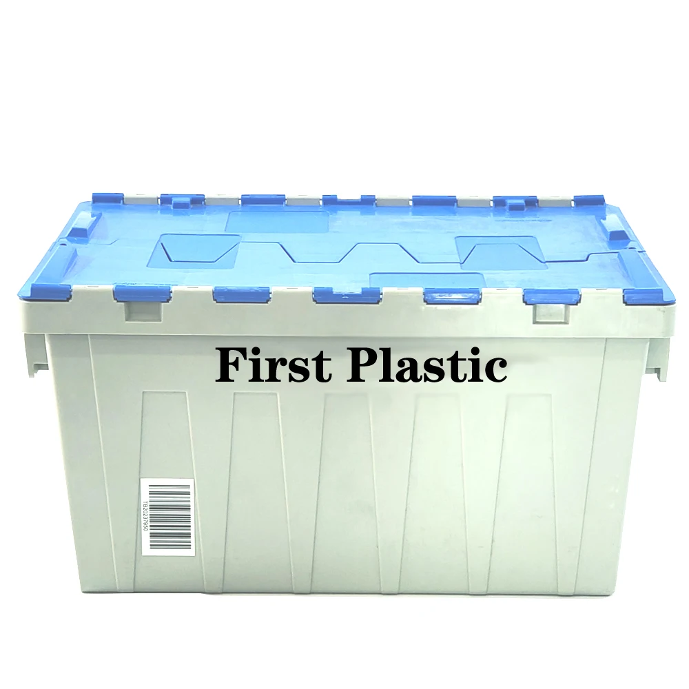  PP moving plastic storage box solid logistics basket nestable and stackable