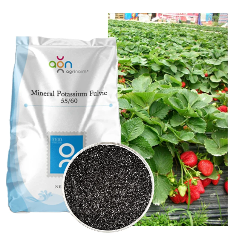 Stimulate plant growth fertilizantes water soluble potassium humate flakes leonardite humic acid 60%