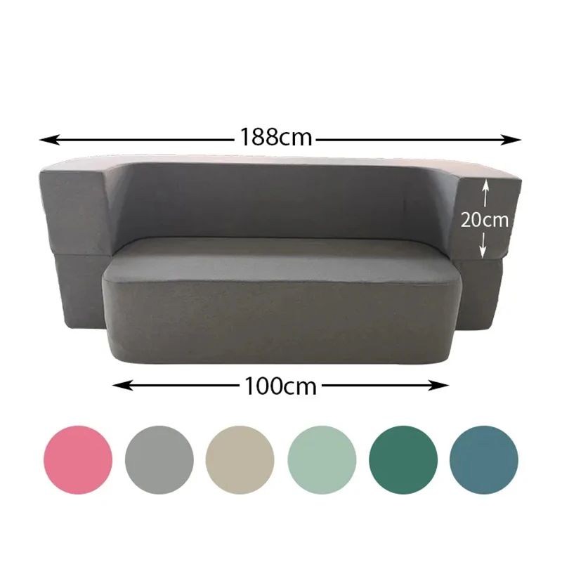 Living Room Multi-Function High Density Foam Sofa Bed Folding Apartment Study Office Break Double Person Sofa Bed