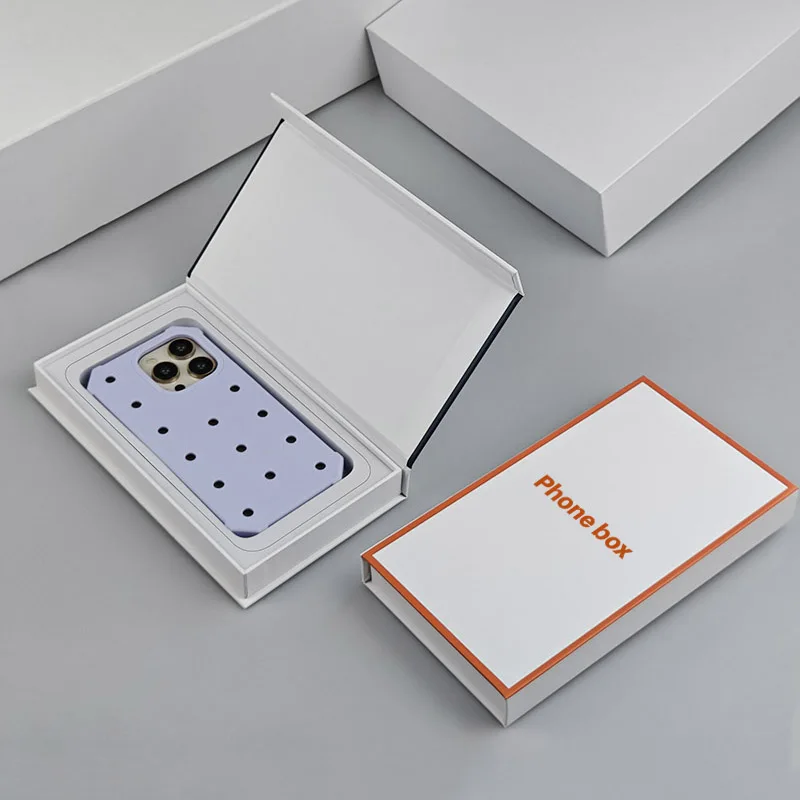 Cellphone Mobile Phone Packaging Rigid Paper Cardboard for  smartphone iphone  otterbox 15 pro max