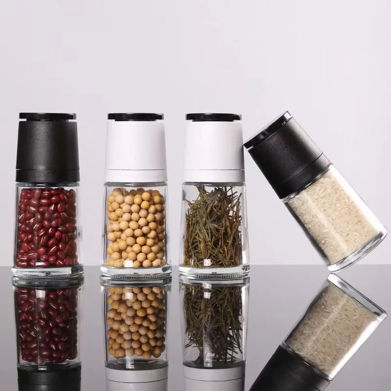 Wholesale Ceramic Core Grinder Glass Bottle Salt Mill Chili Spice Grinder