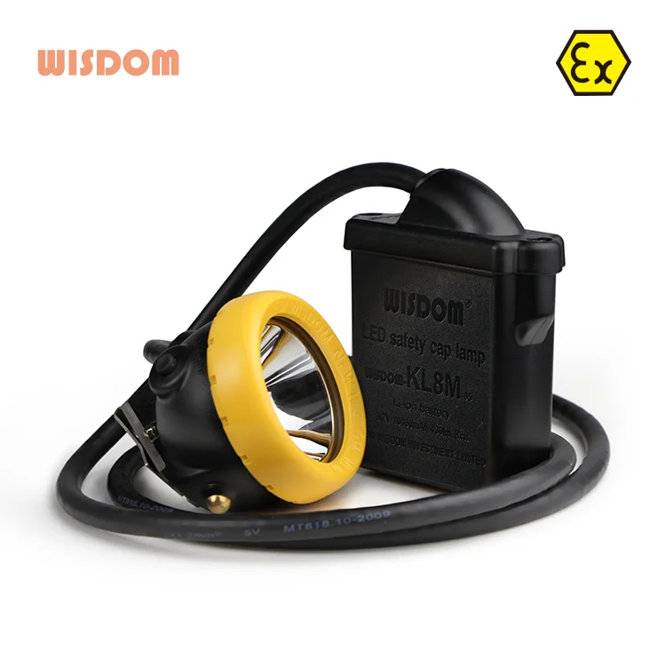 WISDOM Waterproof IP69 led headlamp e27 cap KL8M headlight made in China