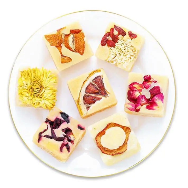 Китайские сахарные кубики, напитки, индивидуальные пакеты, Цветочные Фрукты, смесь, сладкий мед, камень, сахарные кубики, чай