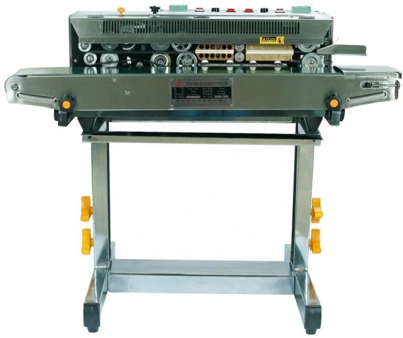 
FRM-980LD automatic plastic bag sealing machine Continuous sealing machine Sealer for Aluminum foil bag 