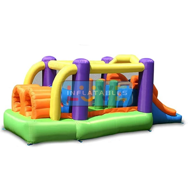 Cheap Toys Kids Obstacle Inflatable Combo Bouncy Castle Slide Home Playground for Child