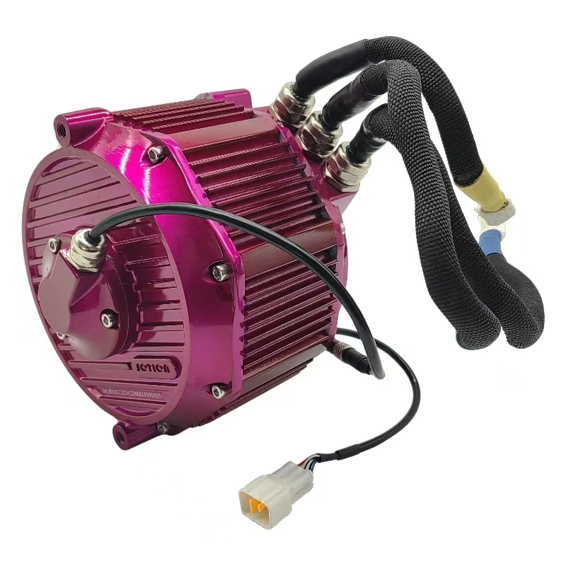 High Efficiency 96V 20KW  DC Brushless Motor BLDC Mid Mounting Motor