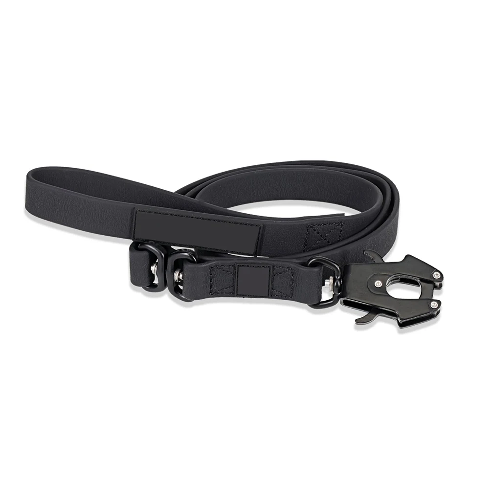 custom logo luxury pet leash heavy duty waterproof  pvc dog leashes