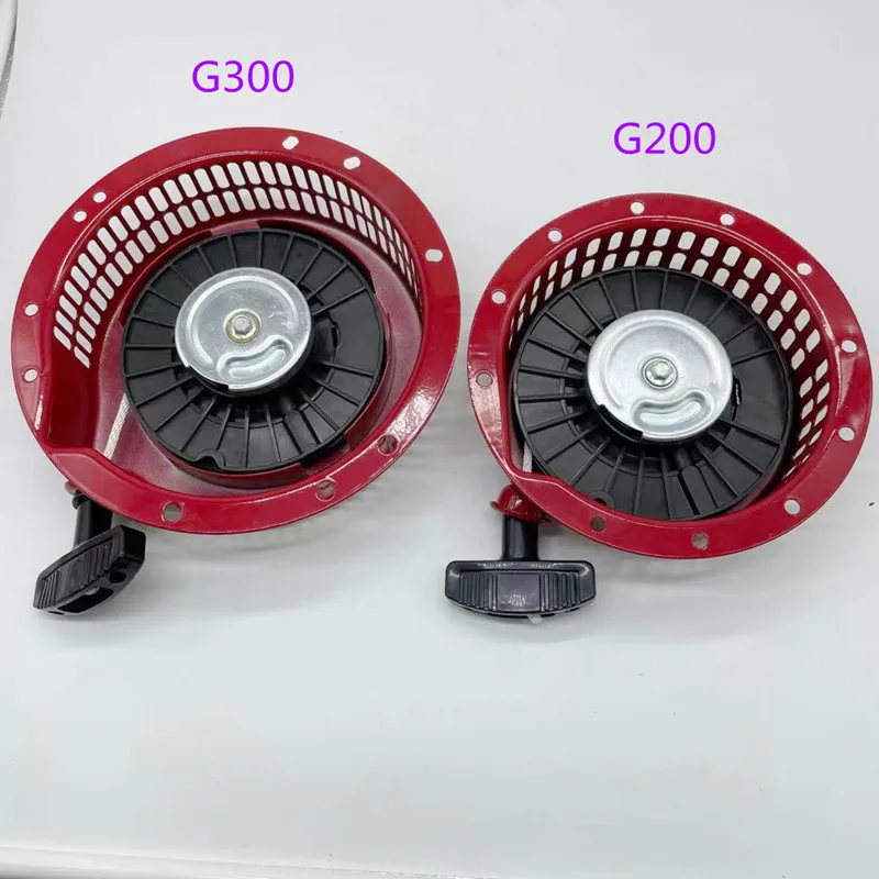 Red Recoil Pull Start Starter Assembly for HONDA G300 Engines Replacement
