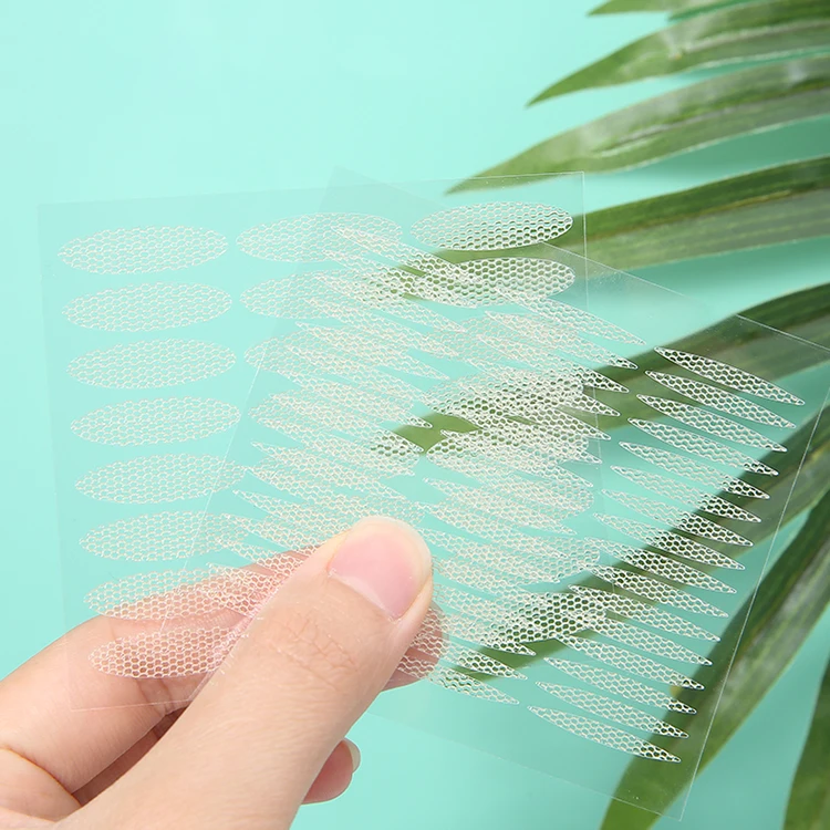 96 пар красоты сетки Двусторонняя двойные наклейки для век лента упаковочной коробки