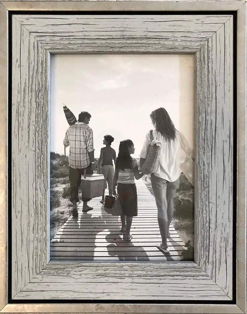 
Distressed Farmhouse Industrial Table Frame 4x6 Rustic Picture Frames 