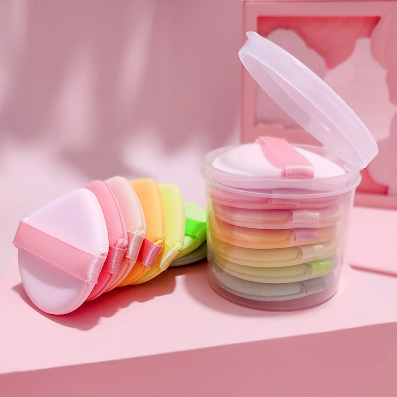 Double Effect Air Cushion Powder Puff and Wet Powder Cake Set Makeup Take Special Makeup Sponge Wgreendfrance Foundation Round