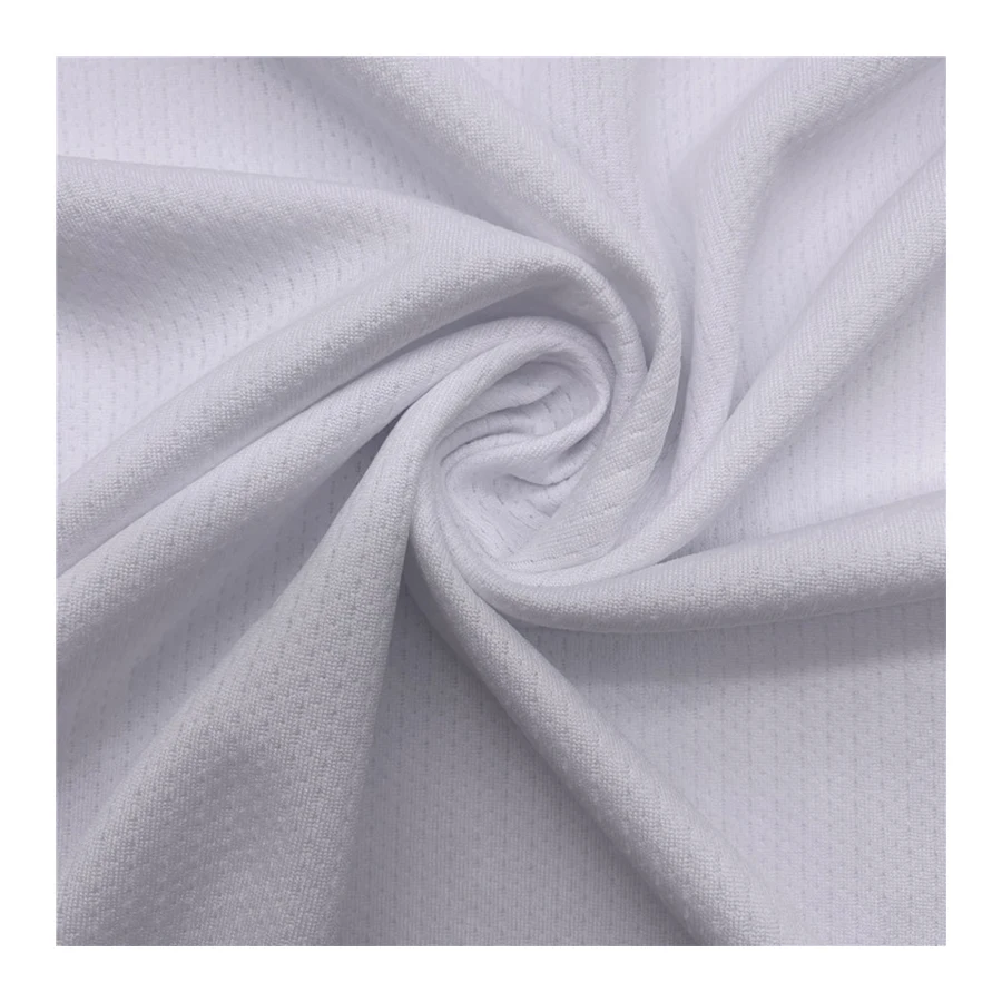 100 polyester knitted mesh fabric high quality wholesale price sport tshirt quality customized for screen printing