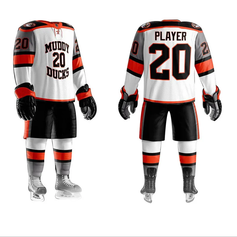 OEM Custom Ice Hockey Jersey 100% Polyester High Quality Made Reversible Hockey Jersey
