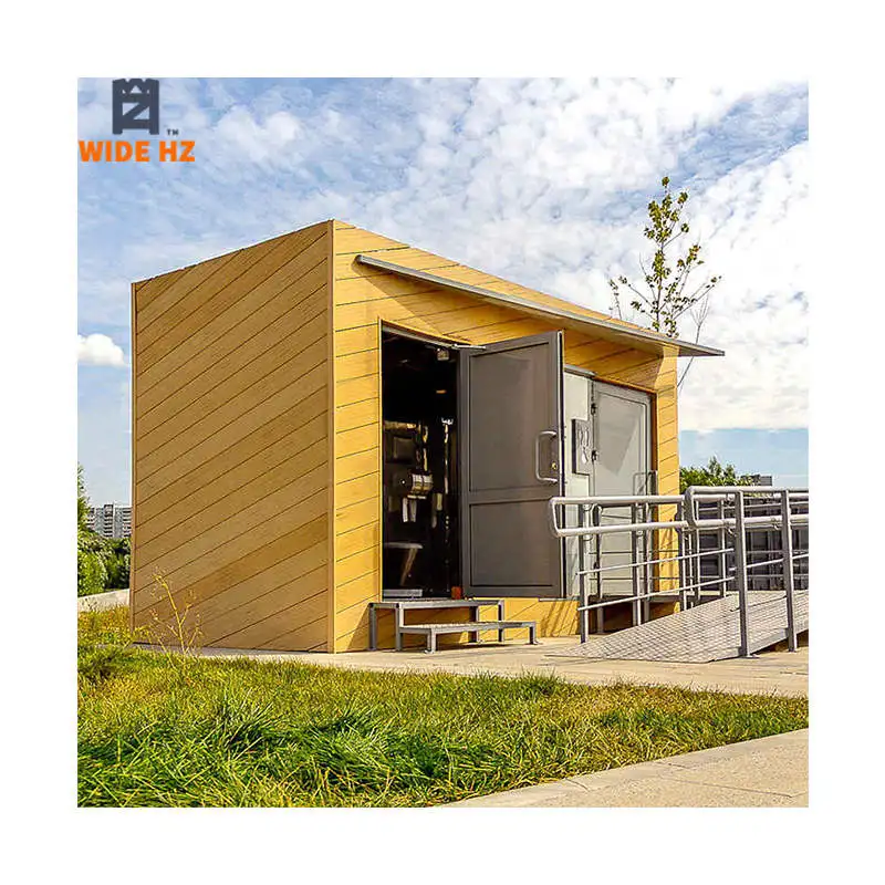 Portable outdoor bathroom toilet and shower WC container cabin