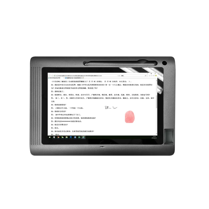 10.1 inch electronic writing pad for laptop with Bank Government Paperless signature SDK