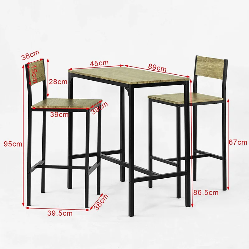 
Home Kitchen Bar Set Furniture Bar Table and chair Set for living room 