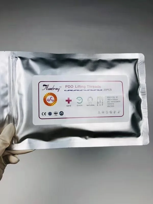 
Korea hot sale Face thread lift face pdo Koreadouble needle pdo threads cog nose eye lips tread lifting 