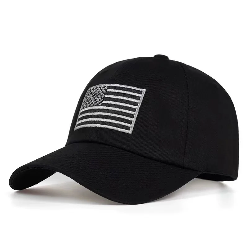 American Flag Cap Hat USA Flag Hat USA Flag Patch Tactical Hat Baseball Cap Custom For Men Man