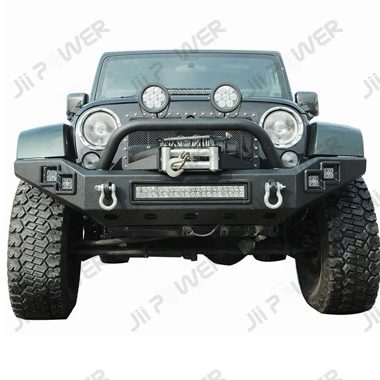  Сверхпрочный стальной бампер для Jeep Wrangler