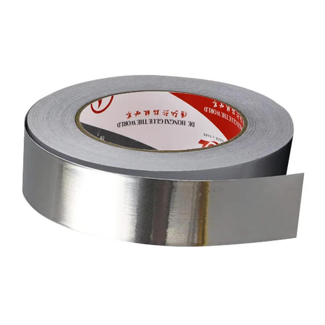 aluminium foils roll butyl rubber tapes self adhesive wat adhesive reinforce waterproof cellotape customized heat tape