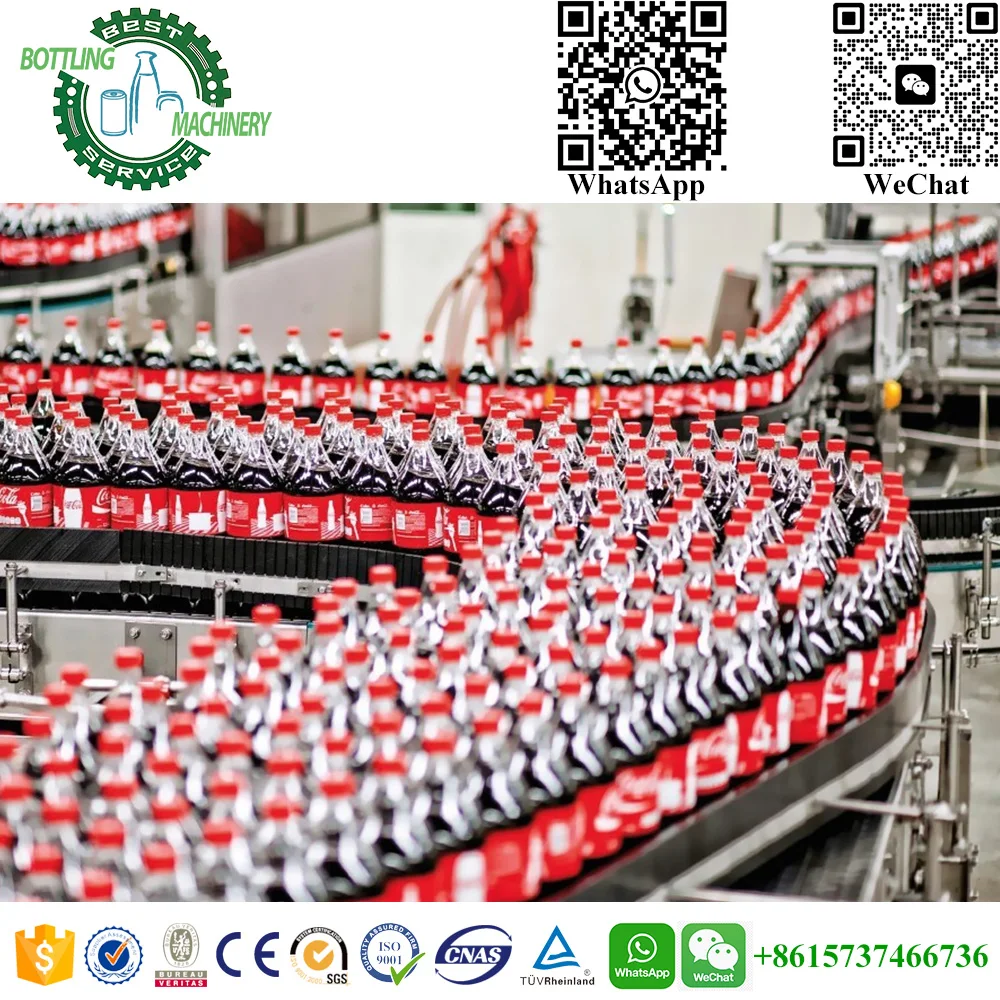 Quality assured Worthy of your trust industrial full set A to Z PET glass bottle automatic soda filling machine price