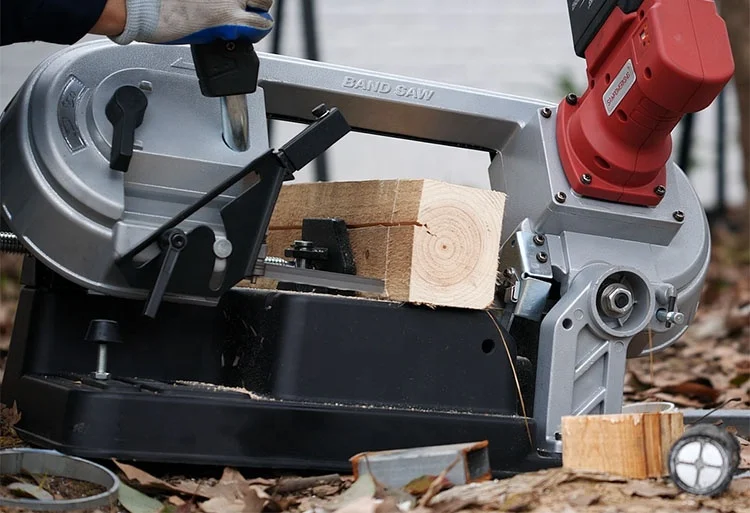 
SAWPOWERKING 5inches 18-Volt Lithium Cordless Table Band Saw Machines for woodworking 