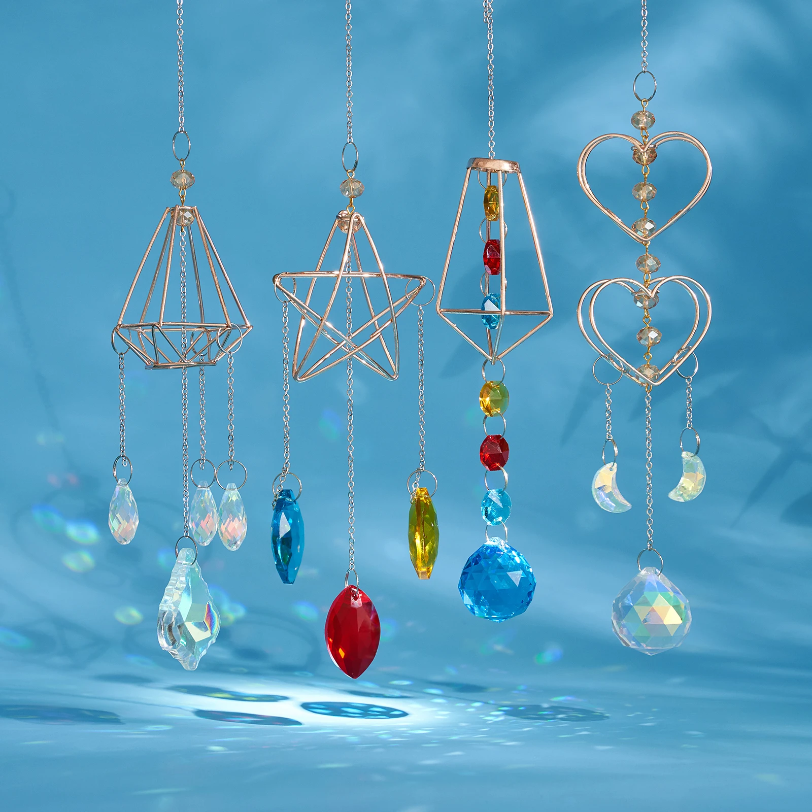 2021 Hot Sale JINGSHENG  suncatcher Crystal prism pendant