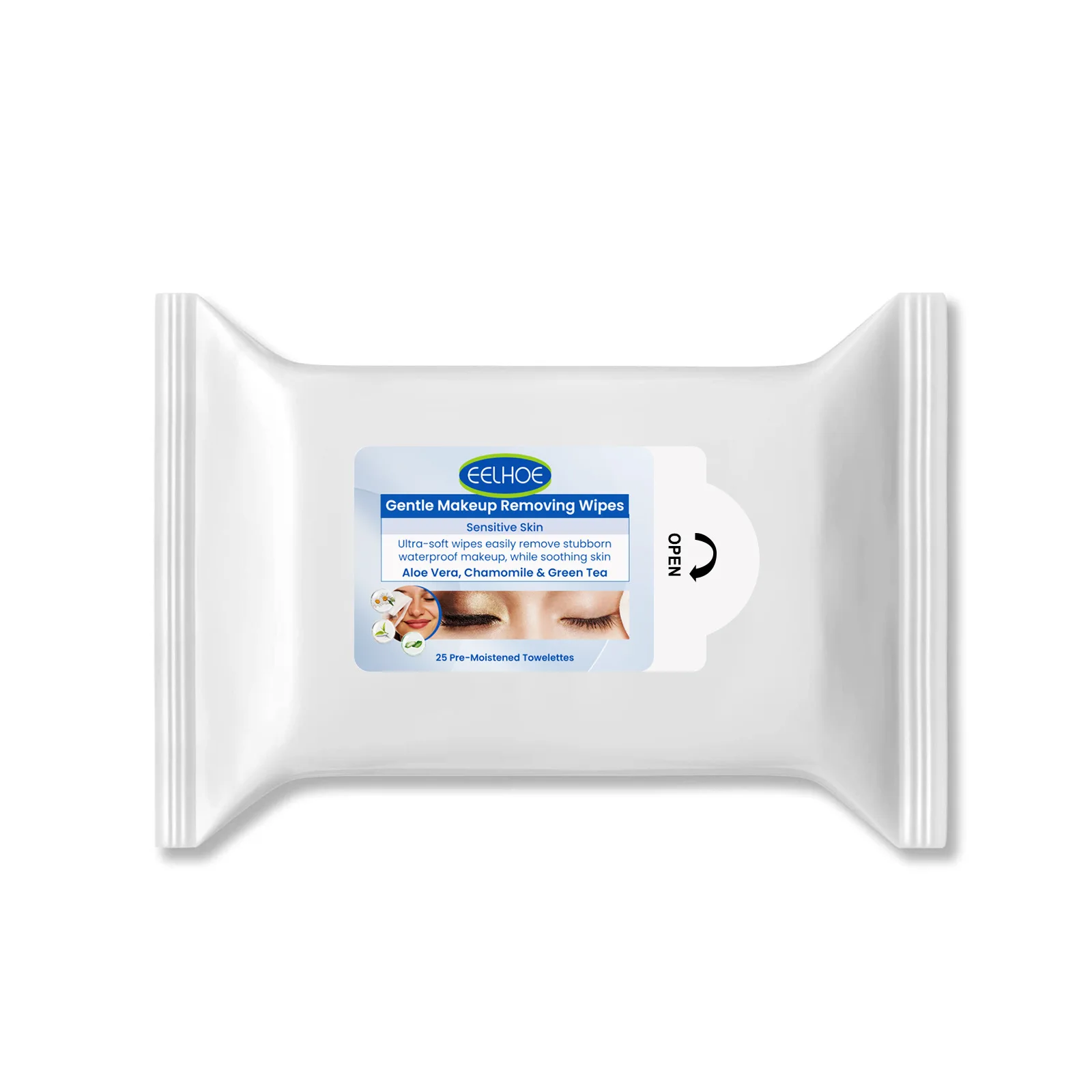 Private Label Oem Deep Cleansing Face Eyes Lips Mild Refreshing Non-irritating Makeup Remover Wipe Makeup Remover Wipes