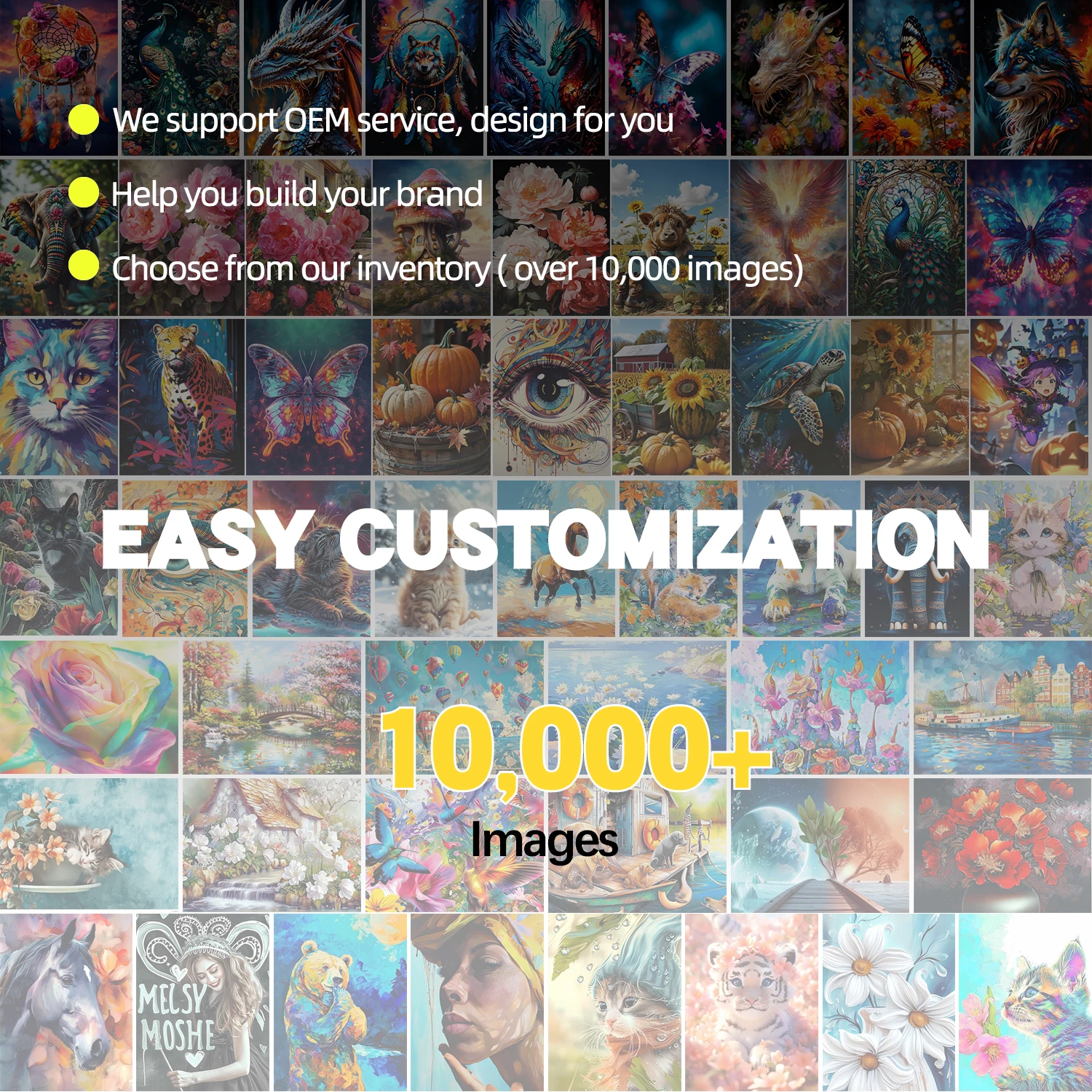 Flower Diamond Painting Orchid Full Diamond Mosaic Stone Embroidery Complete Kit Rhinestone Home Decoration