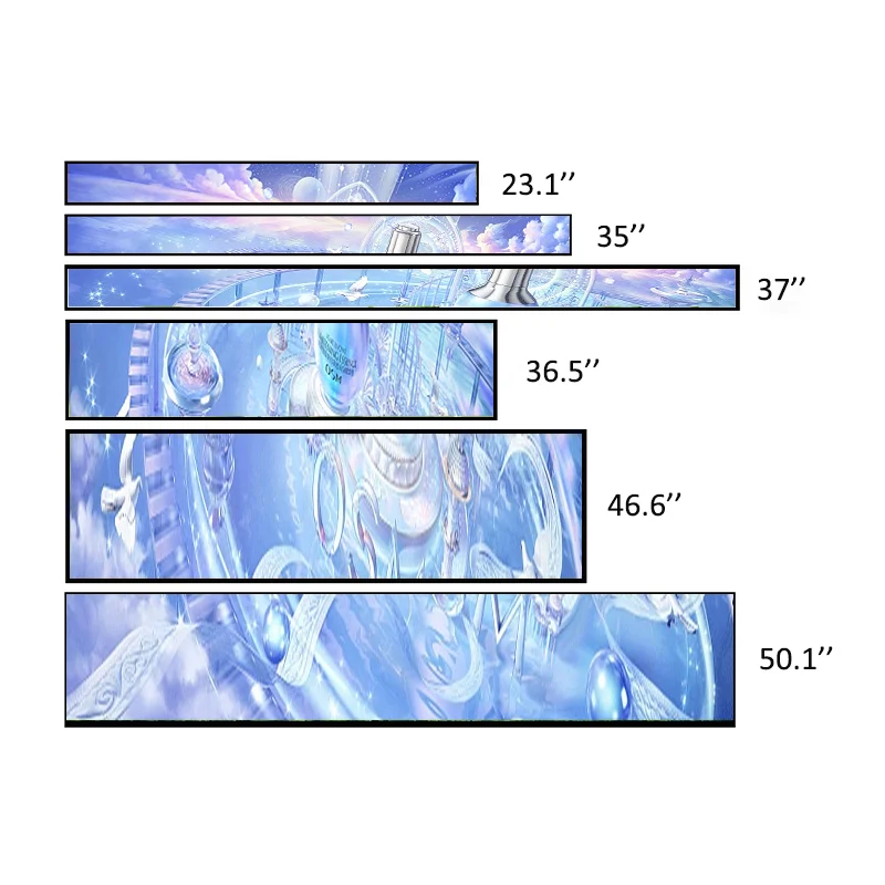 15.4 inch stretched Bar LCD advertising displays player LCD commercial Ultra stretched bar lcd display