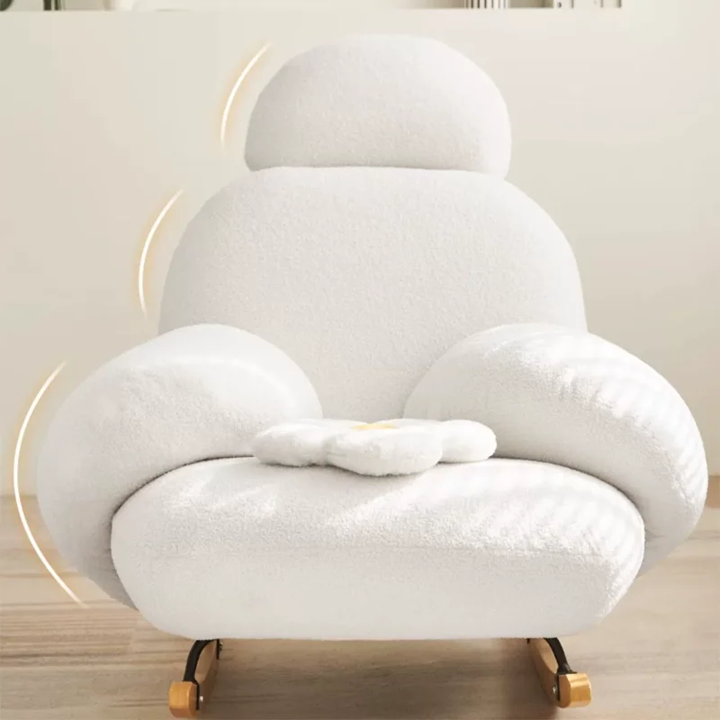 Modern Hot Sale Teddy Bear Big White Sofa Chair Bean Bag Bed For Adults Foam Big Chair Cozy Sofa Living Room Furniture