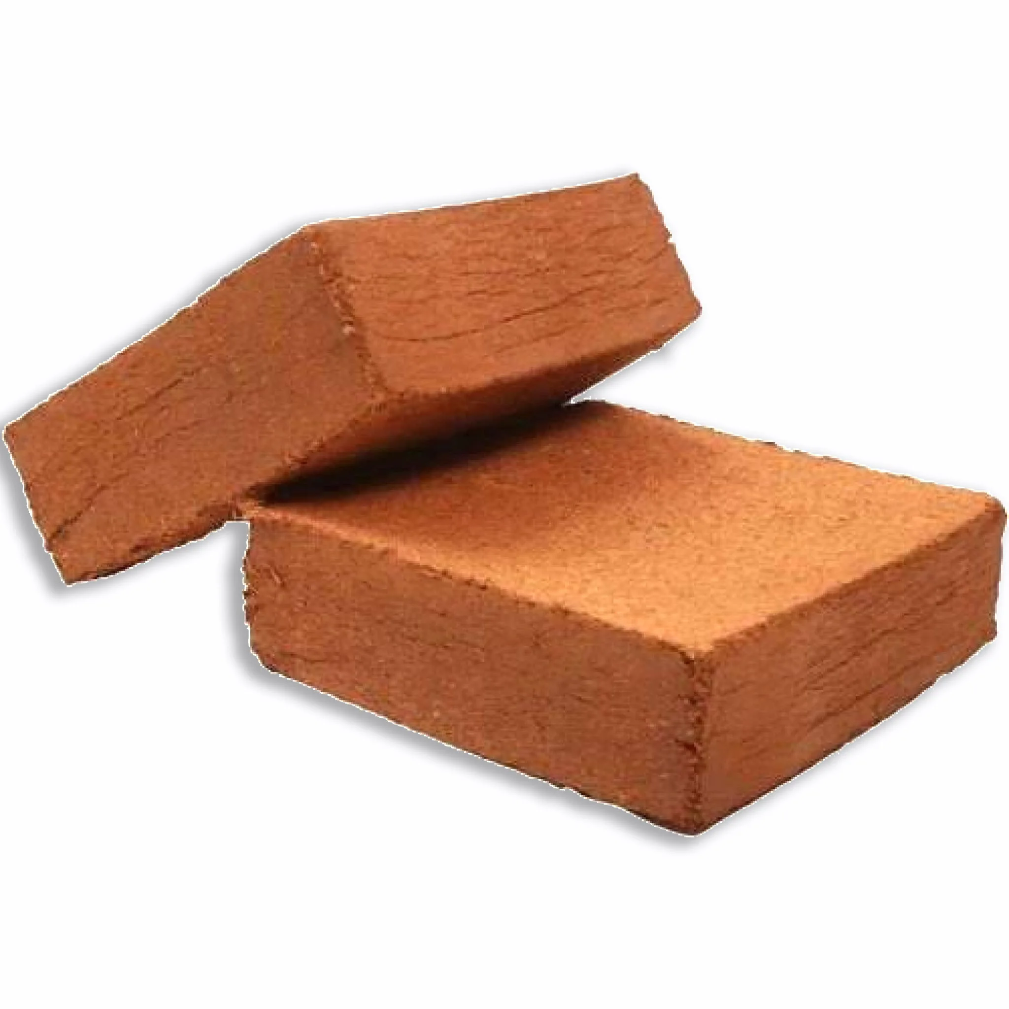 Moss Mix Shell Husk Fiber Compressed Block Brick 11lbs 5KG Coconut Coco Coir Peat