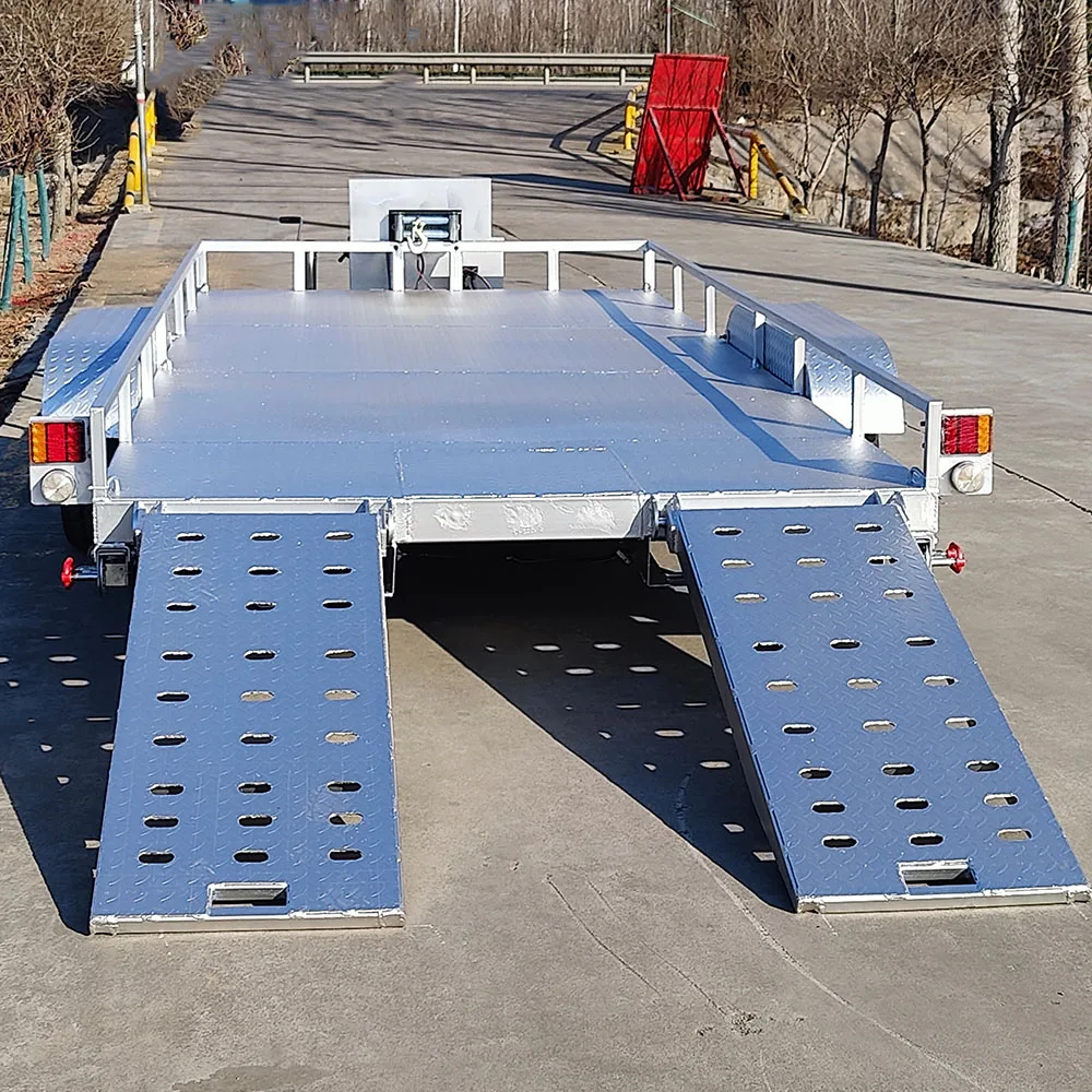 1500kg Steel Sport Car Trailer Semi-Trailer for Truck for Transporting Cars for Sports Car Owners